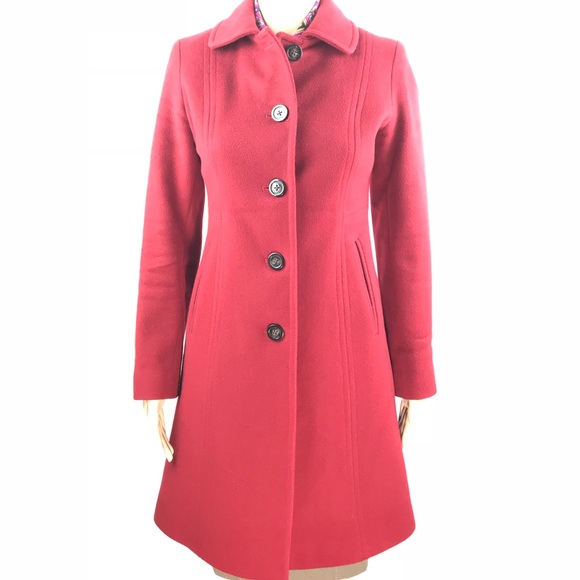 ANNE KLEIN Wool Cashmere Princess Coat - Picture 1 of 15